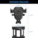 Car Phone Holder Mount for Mazda CX-5 2023-2022, 2023 Accessories, Compatible with 4.5-7.5 inch Smartphones, Black