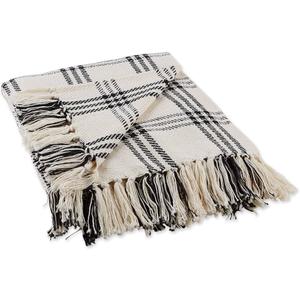 DII Braided Striped Decorative Throw Blanket, 50x60,