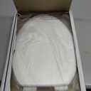 KOHLER Stonewood Quiet-Close, Elongated Toilet Seat Soft Close, Durable Wood, Easy Installation, Universal Fit, Home Essentials, White Finish, K-20466-0