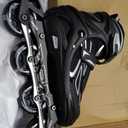 2PM SPORTS Vinal Girls Adjustable Flashing Inline Skates, All Wheels Light Up, Fun Illuminating Skates for Kids Men Adult Women and Boys L