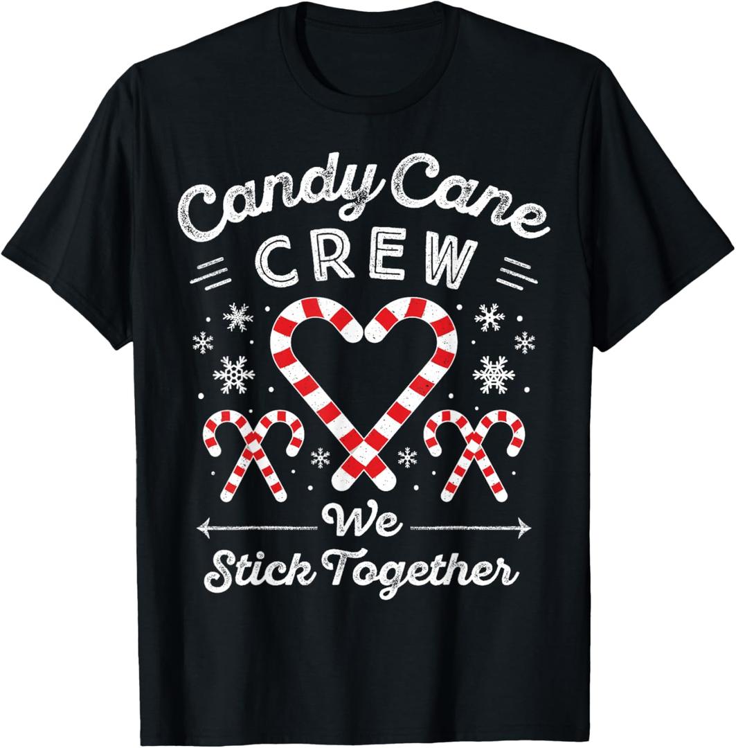 Christmas Candy Cane Heart Holiday Family Matching Pajama PJ T-Shirt Small