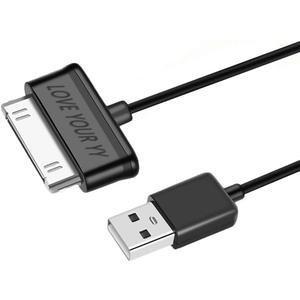 Charging Sync Data Charger Cable Cord-30-Pin Compatible for Old Samsung Galaxy tab 2 10.1 8.9 7.7 7.0 Plus inch N8000/N8013/SGH-I497, GT-P5113, GT-P7510 Tablet (Black)