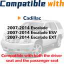 Power Seat Motor Replacement Compatible with Chevy Chevrolet Silverado 1500 2500 HD Suburban Avalanche Tahoe GMC Sierra Yukon 2007 2008 2009 2010 2011 2012 2013 2014 Cadillac Escalade ESV EXT L0060111