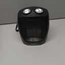 BLACK+DECKER Personal Ceramic Heater, Space Heater for Office Desk, Home Office & Personal Use Desk, 2 Heat & Fan Only Settings, Adjustable Thermostat, BHDC201, Black