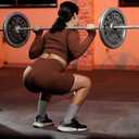 YUEDGE Women's Training Athletic Cushioned Crew Socks Moisture Wicking Cotton Womens Socks Padded Boot Socks For Women (9-11)