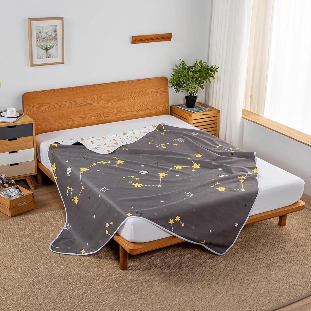 WenBags Bed Pads for Incontinence Washable 40 * 60,Large Reusable Waterproof Mattress Protector Pad,Pee Pads for Adults Elderly Pets or Kids Bed Wetting Protection, Hospital (Twin/Full)