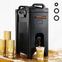VEVOR Insulated Beverage Dispenser, 5 Gallon, Hot and Cold Beverage Server (EXP 02/02/27)
