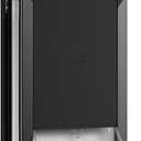[MAVRICPOWER] Aluminum Large Dog Door for Exterior Door, Doggie Door with 2 Sliding Lock Panels for Extreme Weather, Pet Door for Dogs Up to 80 lbs (Black)