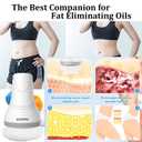 Body Sculpting Machine Electric Cellulite Massager 6 Pads, Handheld Full Body Massage Machine for Back/Abdomen/Butt/Leg/Arms Deep Massage Relax, Rotaion Vibration Anti Cellulite