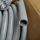 Liquid-Tight Conduit and Connector Kit 1/2 Inch 25 Ft,Flexible Non Metallic Liquid Tight Electrical Conduit UL Certification,Electrical Conduit Kit with 5 Straight,3 Angle Fittings
