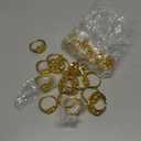 Gold Napkin Rings Set of 20 - Easter Napkin Rings Fits Various Napkin Styles, Reusable Elegant Gold Leaf Design for Dinner Parties, Special Events, Holidays & Easter Table Decor, Great Gifts for Hosts