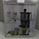 Juicer Machines, 3-in-1 Cold Press Juicer with 6.5" Extra Large Chute, 100oz Large Capacity, AC Motor, Makes Juice, Nut Milk & Sorbet, Bright White