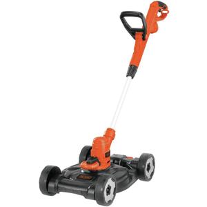 BLACK+DECKER 3-in-1 String Trimmer/Edger & Lawn Mower, 6.5-Amp, 12-Inch, Corded (MTE912)