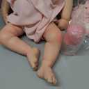 Reborn Baby Dolls That Lifelike -18.5 inch Full Body Silicone Sleeping Baby Girl Handmade Face Realistic Body Details for Children Gift (Ailsa-ivory White)