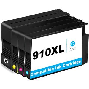 910XL Ink Cartridges Combo Pack for HP Printers Replacement for HP 910 XL to use with OfficeJet Pro 8010 8015e 8020e 8025e 8022e 8028e 8035e 8020 8035 8028 8025 Printer-Cyan Magenta Yellow Black