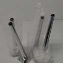 4pcs 12 Inch Furniture Legs, Oblique Conical Metal Legs Chrome Mid-Century Style Furniture Feet for Sofa Cabinet Table Chair Cupboard Couch Ottoman Home DIY Projects (Silver)