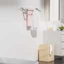 Alise Bath Double Towel Bars Towel Racks for Bathroom,Wall Mount Towel Holder Heavy Duty SUS304 Stainless Steel Towel Hanger Towel Rail,Brushed Nickel 28 Inch