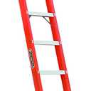 Louisville Ladder FH1010 Fiberglass Shelf Ladder, 10 Feet, 300 Pound Duty Rating