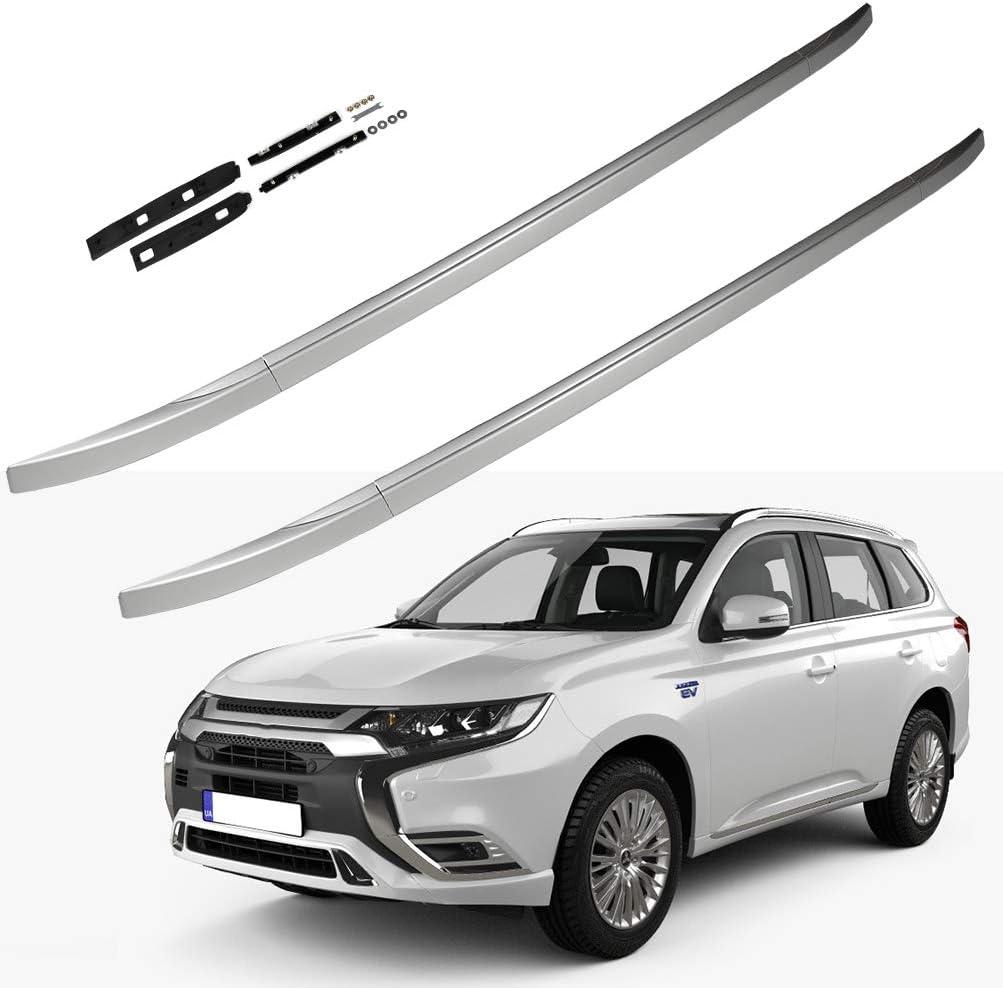 SCITOO Roof Rack Side Rails Fit for for Mitsubishi Outlander 2013-2017 2019,Cargo Carrier Kayak Rooftop Luggage Crossbar,Max Load 165LBS