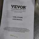 VEVOR Grade 30 Chain 1/4 Inch by 100Ft Length Grade 30 Proof Coil Chain Zinc Plated Grade 30 Chain for Towing Logging Agriculture and Guard Rails