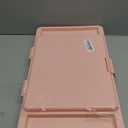 Loddie Doddie Folding Lap Desk - Blush, Plastic & Steel - Sturdy Car Seat Tray for Kids Travel - Lap Desk with Storage Pocket & Accessory Trays - Fits Most Laptops as Laptop Bed Table