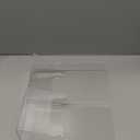 MaxGear Acrylic Brochure Holder 4 Inch, Clear Plastic Countertop Literature Holders, Trifold Flyer Display Stand for Pamphlets, Booklets, Magazines, Menus, Multi Purpose Organizer For Office, 2 Pack