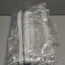 4 Pcs Clear Zippered Organizers 12''x12''x12'' Moving Bags with Reinforced Handles Heavy Duty Storage Cube Tote Storage Blanket Bags Bins for Clothes Moving Supplies Linens Shoes Closet Organizer