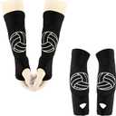 Yxmeiguo Volleyball Arm Sleeves Passing Forearm Sleeves with Protection Pads, Volleyball Gear Gifts for Youth Teen Girls