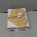 Patelai 4 Set Bridal Baby Shower Favor Heart Cheese Board with Knife, Wood Mini Charcuterie Board Thank You Gift Box for Guest Bridal Baby Shower Prize Wedding Valentines Birthday (Bamboo Color)