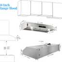 30 inch Under Cabinet Range Hood, 1200 CFM Stainless Steel Stove Vent Hoods