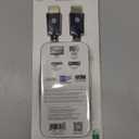 GE Home Electrical 4K HDMI Cable, 3 ft. HDMI 2.0 High Speed 18 Gbps with Ethernet, 4K 60Hz, 1440p 1080p 120Hz, HDR, for HDTV, Streaming, Blu-ray, Gaming, PS4 Pro PS5 Xbox, 34474