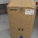 Safco Canmeleon Garbage Can, 38 Gallons, Indoor and Outdoor Use, Durable & Weather-Resistant Commercial Garbage Can with Stone Panels, Black