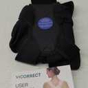 Posture Corrector for Women and Men, Adjustable Upper Back Brace for Clavicle Support and Providing Pain Relief from Neck, Shoulder, and Upper Back (Black, Large/XLarge)