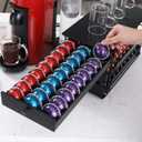 For Nespresso Pods Holder Vertuo Pod Holder for Vertuoline Capsules (90 pods-3tiers)