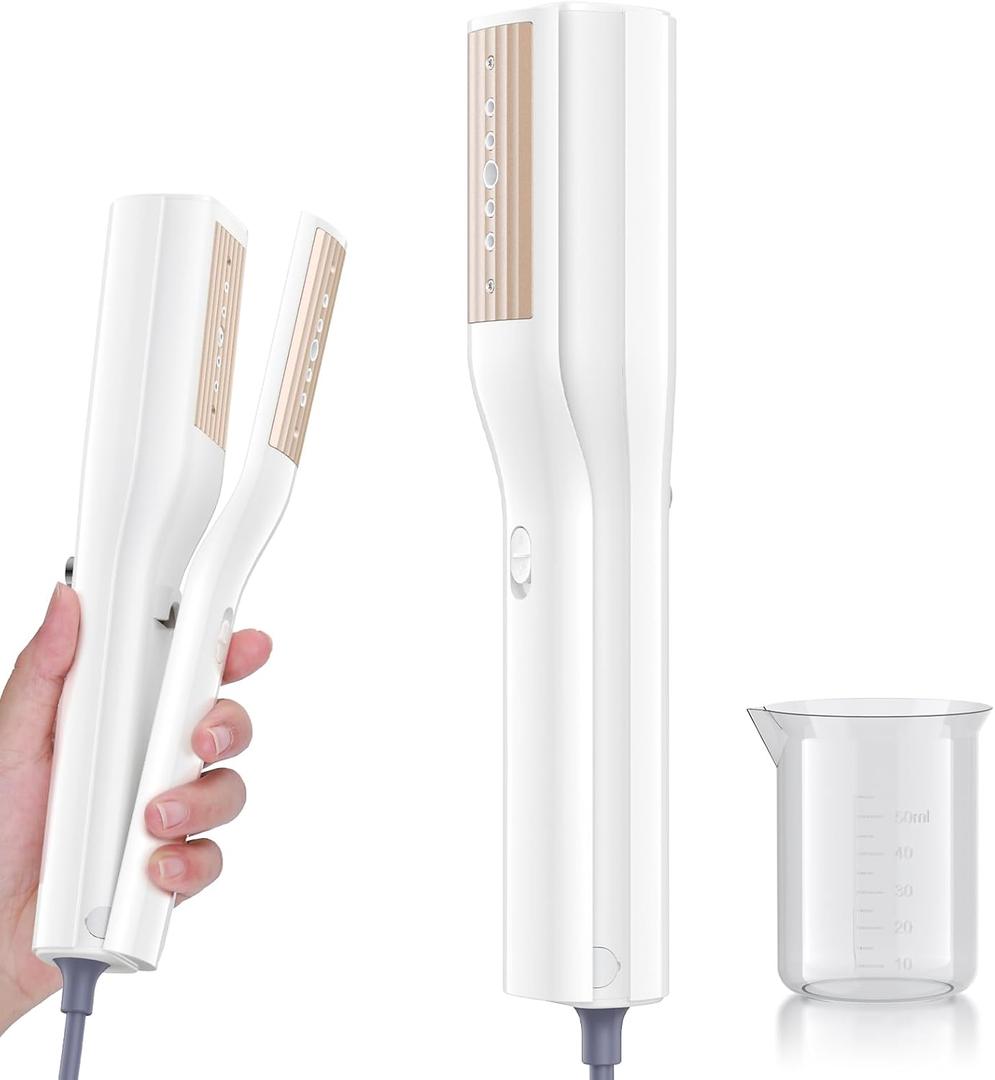 Iron Steamer for Clothes - Mini Iron, Portable Handheld Garment Steamer, 3 in 1 Steam Iron Wet & Dry Ironing, 15s Fast Heat Up, 900W Wrinkles Remover Clothes Steamer for Home, Office and Travel, 120V (cream white)