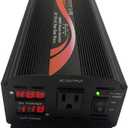 KRXNY 1000W Pure Sine Wave Power Inverter 48V DC to 110V 120V AC 60HZ with LED Display US Output Socket for RV Camping Home Solar