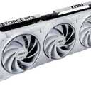 msi Gaming RTX 5080 16G Ventus 3X OC White Graphics Card (16GB GDDR7, 256-bit, Extreme Clock TBD MHz, DisplayPort x 3 2.1a, HDMI 2.1b, NVIDIA Blackwell Architecture)