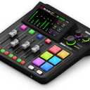 RØDE RØDECaster Duo Compact All-in-One Audio Production Solution for Podcasting, Streaming, Music Production and Content Creation (Black)