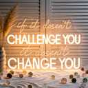 Whfobfe Neon Sign Led Neon Lights Signs for Wall Decor USB Powered Led for Room Decoration (Change You)
