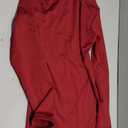 BORIFLORS Women's Sexy Basic Long Sleeve Turtleneck Bodycon Party Long Pencil Dress, Small, Wine Red