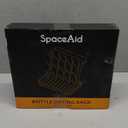 SpaceAid Baby Bottle Drying Rack with 20 Hooks, Space Saving Kitchen Bottles Rack Dryer, Vertical Baby Bottle Holder Organizer for Countertop Storage Accessories (White and Gray)