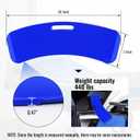 YHK Transfer Board and Slide Board for Transferring, Sliding Board Transfer to Wheelchair, Sliding Transfer Board Transfer to Bed, Car, 26.7*7.7*0.47", Hold up to 440 lbs, with Slide Sheet 16*24"
