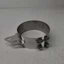 Stainless Steel Exhaust Mount Clamps, 6 inch, 7 inch, 8 inch (8 inch)
