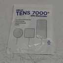 TENS 7000 Official TENS Unit Electrode Pads, 4 Pack - Premium Quality OTC TENS Pads, 2" X 2" - Compatible with Most TENS Machines, Replacement Electrodes Value Pack
