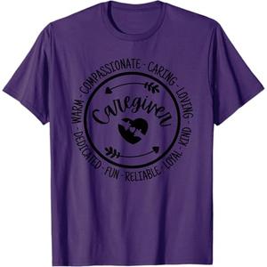 Caregiver Life Care Giver Appreciation T-Shirt, XXL