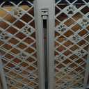 MYPET North States Paws Portable Pet Gate: 26-40" Wide. Pressure Mount. No Tools Needed. Made in USA, 23" Tall, Expandable, Durable Dog Gates for Doorways, Fieldstone Gray
