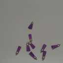 M METERXITY 50-Pack Faux Suede Tassel 1.4 Inch Small Keychain Rust Faux Leather Tassels Charm Purple with Rings for DIY Crafts/Keychain/Earrings/Bracelets/Necklace