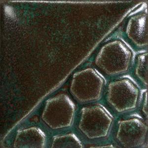 Mayco - EL122P EL122 Elements Non-Toxic Glaze, 1 pint Bottle, 2.8" Height, 2.8" Width, 6" Length, Malachite Green
