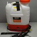 NP Global Battery Powered Backpack Sprayer 4 Gallon - 6 Hours Long Battery Life & Padded Straps for Comfort - HD4000 Electric Backpack Garden Sprayer with 6 Spray Nozzles & 90PSI Adjustable Pressure