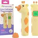 Playhouse MD Baby Thermometer for Kids – Digital Infrared No-Touch Forehead & Ear Thermometer, 3-in-1 Contactless Thermometer with Fever Indicator, Fever Buddy Giraffe